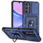Til Samsung Galaxy A16 5G / A16 4G Cover PC + TPU Telefoncover Linse Ultimativ Beskyttelse Stander