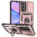 Til Samsung Galaxy A16 5G / A16 4G Cover PC + TPU Telefoncover Linse Ultimativ Beskyttelse Stander