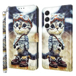 Til Samsung Galaxy A16 5G / A16 4G Etui Stand Mønsterprint Læder Telefoncover