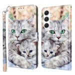 Til Samsung Galaxy A16 5G / A16 4G Etui Stand Mønsterprint Læder Telefoncover