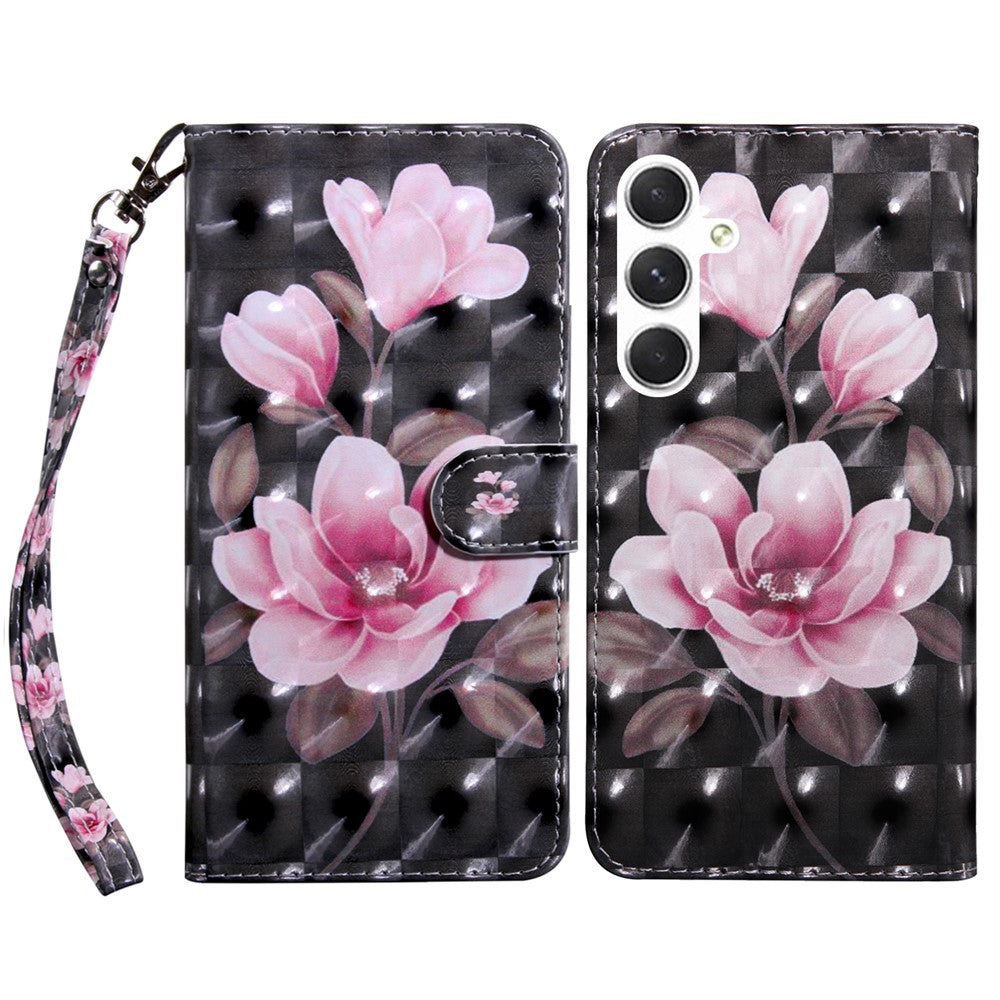 Til Samsung Galaxy A16 5G / A16 4G Etui Stand Mønsterprint Læder Telefoncover