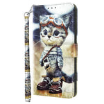 For iPhone 16 Plus Case Stand Pattern Printing Leather Phone Cover
