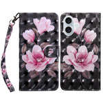 For iPhone 16 Plus Case Stand Pattern Printing Leather Phone Cover