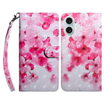 For iPhone 16 Plus Case Stand Pattern Printing Leather Phone Cover