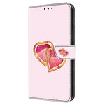 Til Samsung Galaxy A16 5G / A16 4G Cover Mønsterprintet Beskyttende Læder Flip Telefoncover