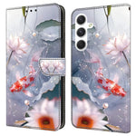 Til Samsung Galaxy A16 5G / A16 4G Cover Mønsterprintet Beskyttende Læder Flip Telefoncover