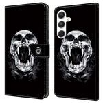 Til Samsung Galaxy A16 5G / A16 4G Cover Mønsterprintet Beskyttende Læder Flip Telefoncover