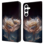 Til Samsung Galaxy A16 5G / A16 4G Cover Mønsterprintet Beskyttende Læder Flip Telefoncover