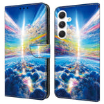 Til Samsung Galaxy A16 5G / A16 4G Cover Mønsterprintet Beskyttende Læder Flip Telefoncover