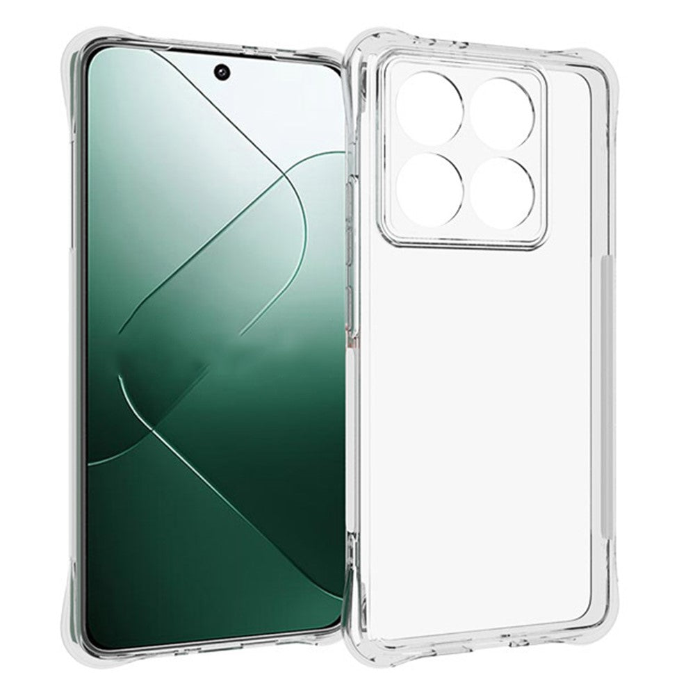 For Xiaomi 14T Pro TPU Phone Case Non-Slip Transparent Mobile Phone Cover