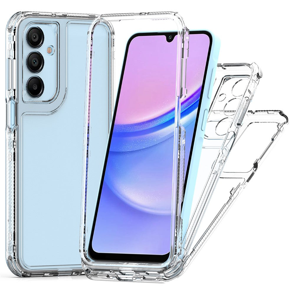 Til Samsung Galaxy A16 5G / A16 4G Cover Ridsefast Akryl+TPU Gennemsigtigt Telefoncover