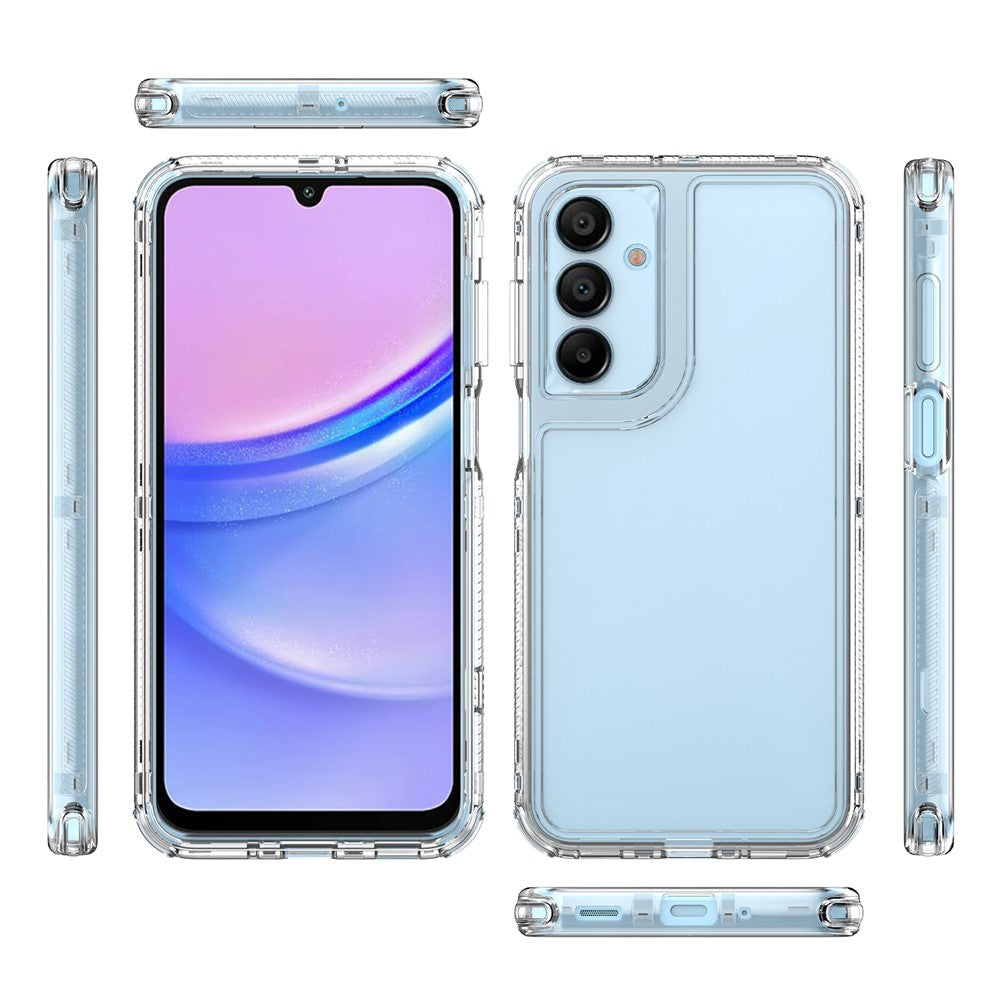Til Samsung Galaxy A16 5G / A16 4G Cover Ridsefast Akryl+TPU Gennemsigtigt Telefoncover