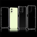 Til Samsung Galaxy A06 4G cover Anti-ridse akryl+TPU gennemsigtigt telefoncover