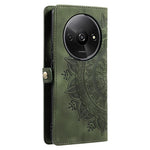 Style 016 For Xiaomi Poco C61 4G / Redmi A3 4G Case Skin Feel Totem Imprinted Wallet Leather Phone Cover
