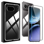 Til OnePlus Nord 4 Klart TPU Anti-ridse Telefoncover + 2.5D Buet Kant Skærmbeskytter