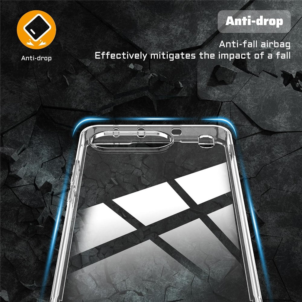 OnePlus Nord 4 Genomskinligt TPU-skal med repskydd + 2.5D Arc Edge-skärmskydd