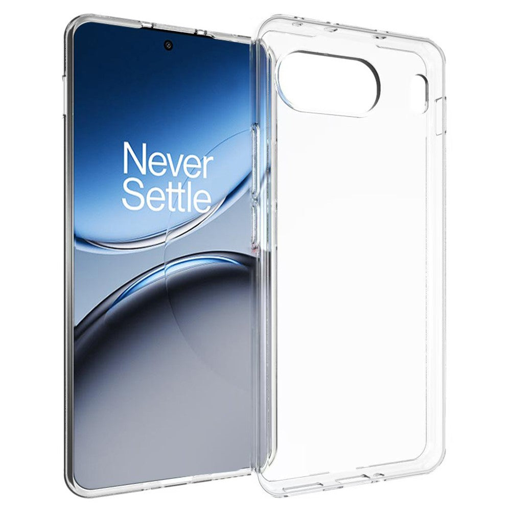 Krystalklart TPU-mobilcover til OnePlus Nord 4 med beskyttelse mod fingeraftryk