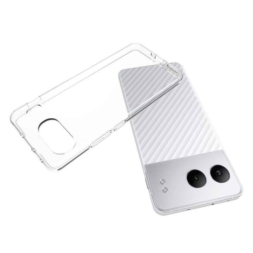 Krystalklart TPU-mobilcover til OnePlus Nord 4 med beskyttelse mod fingeraftryk