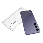 Samsung Galaxy S24 FE-skal Anti-fingeravtryck Kristallklart TPU-mobilskal