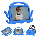 For Samsung Galaxy Tab A11+ / A9+ / S7 / S8 / S9 / S10 FE / S9 FE / Redmi Pad SE / Pad 2 11 / Pad 6 / Lenovo Tab K11 Gen 2 / Idea Tab / Xiaoxin Pad 11 2025 EVA Case Cartoon Octopus Tablet Cover