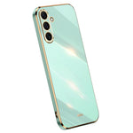 XINLI Til Samsung Galaxy A16 5G / A16 4G Cover TPU Telefoncover med Galvaniseringsramme
