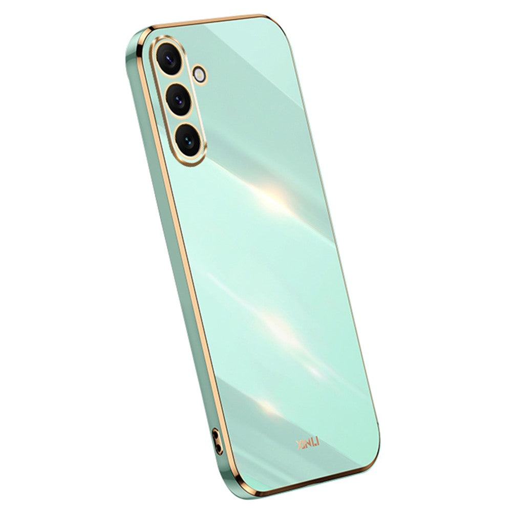XINLI Til Samsung Galaxy A16 5G / A16 4G Cover TPU Telefoncover med Galvaniseringsramme