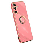 XINLI til Samsung Galaxy A16 5G / A16 4G Cover Ring Kickstand Elektroplettering TPU Telefoncover