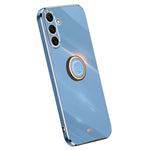 XINLI til Samsung Galaxy A16 5G / A16 4G Cover Ring Kickstand Elektroplettering TPU Telefoncover
