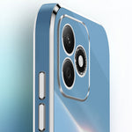 XINLI For Honor X60i 5G Case TPU Phone Cover with Electroplating Frame