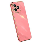 XINLI For Honor X60i 5G Case TPU Phone Cover with Electroplating Frame