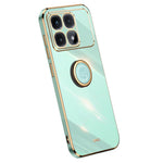XINLI For Xiaomi Redmi K70 Ultra Case Ring Kickstand Electroplating TPU Phone Cover