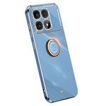 XINLI For Xiaomi Redmi K70 Ultra Case Ring Kickstand Electroplating TPU Phone Cover