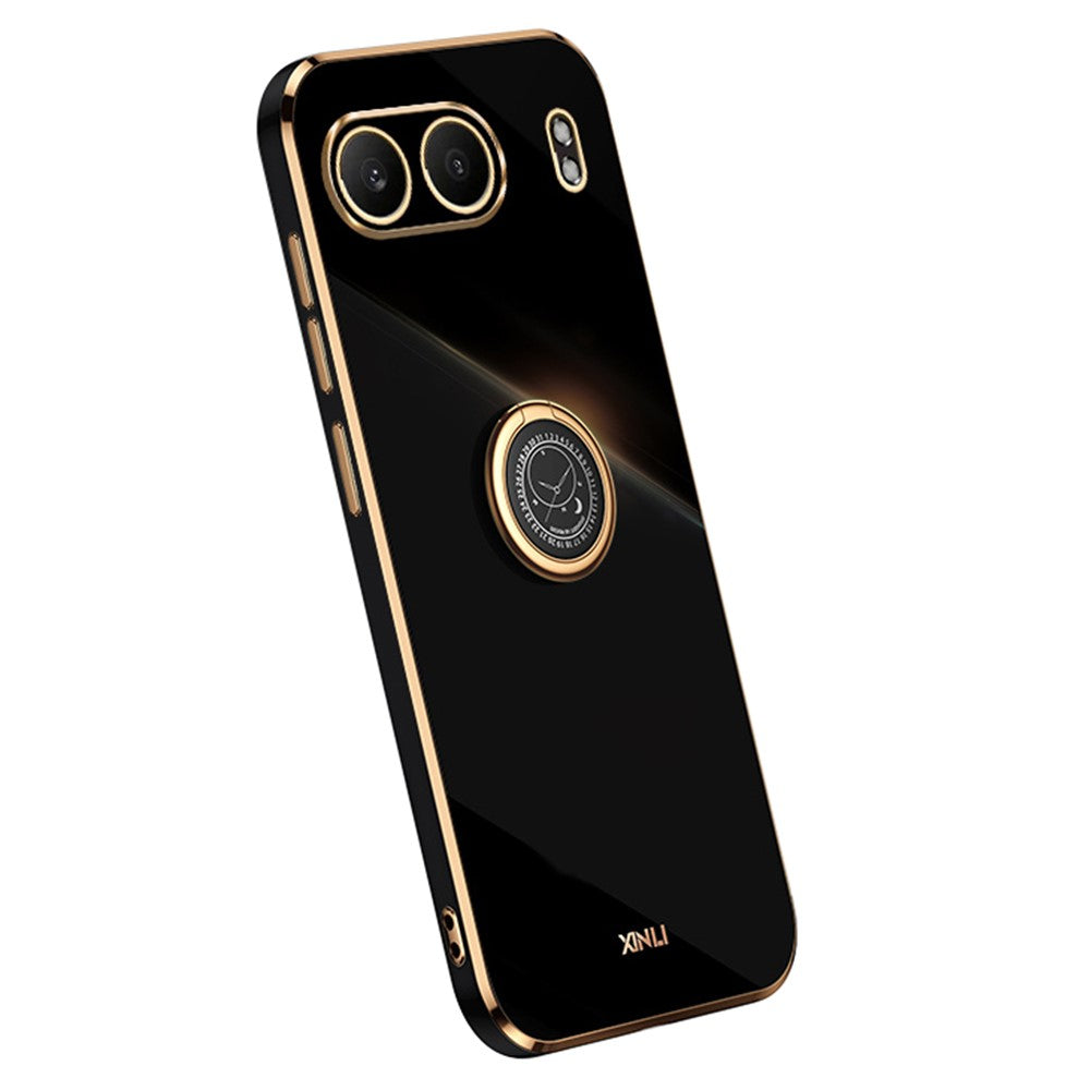 XINLI För OnePlus Nord 4 Skal Ring Stativ Galvaniserad TPU mobilskal
