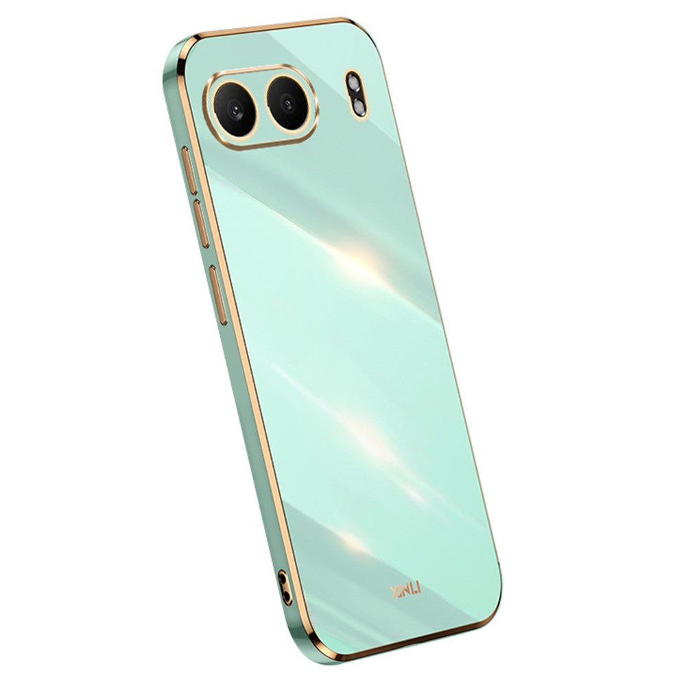XINLI För OnePlus Nord 4 Skal TPU mobilskal med Galvaniserad Ram