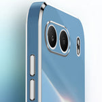 XINLI För OnePlus Nord 4 Skal TPU mobilskal med Galvaniserad Ram