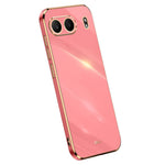 XINLI För OnePlus Nord 4 Skal TPU mobilskal med Galvaniserad Ram