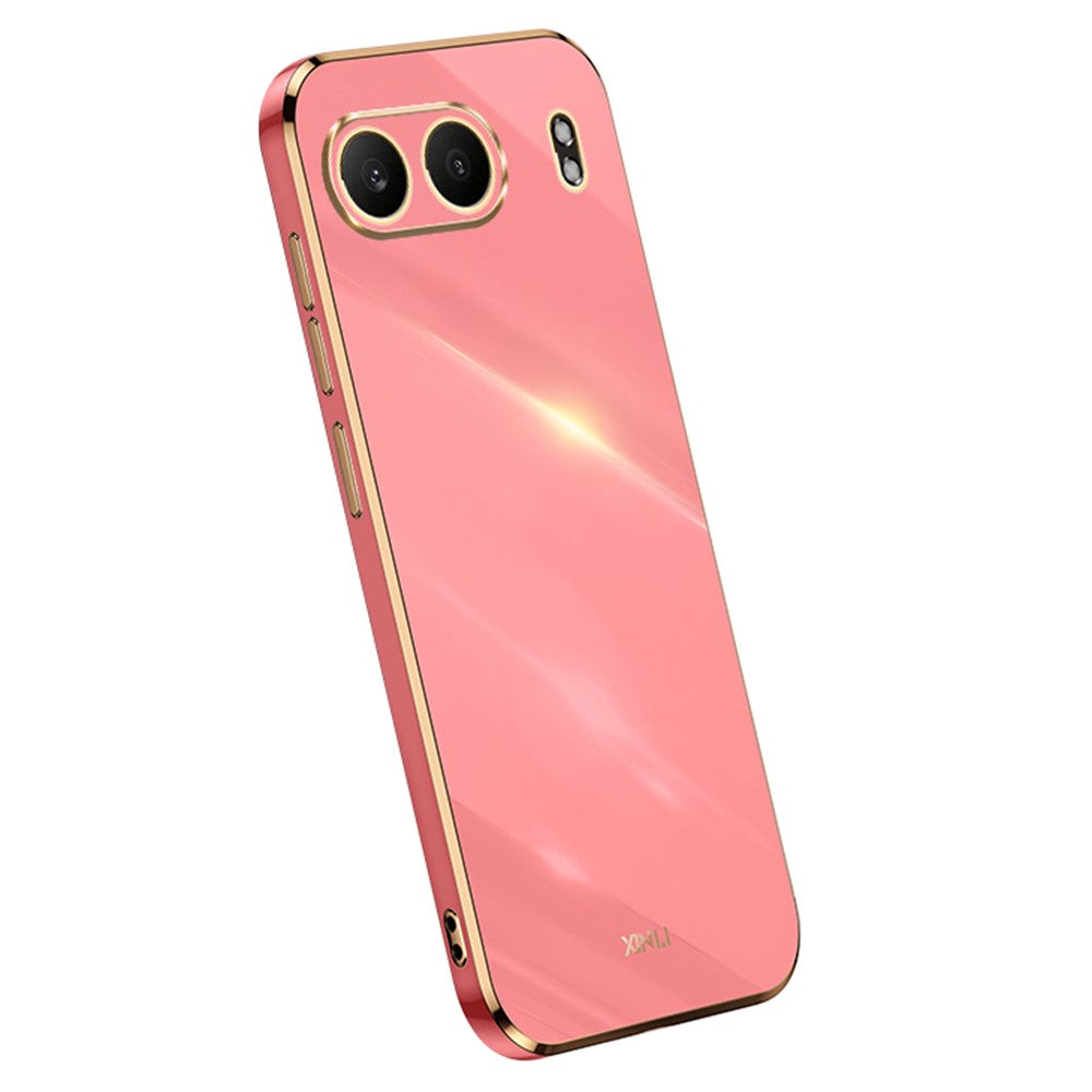 XINLI För OnePlus Nord 4 Skal TPU mobilskal med Galvaniserad Ram