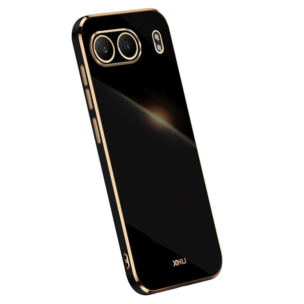 XINLI För OnePlus Nord 4 Skal TPU mobilskal med Galvaniserad Ram