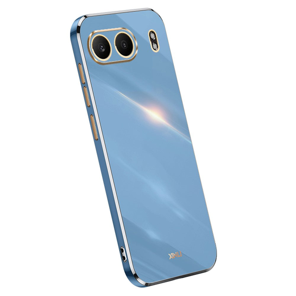 XINLI För OnePlus Nord 4 Skal TPU mobilskal med Galvaniserad Ram