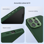 NILLKIN Lenswing Prop For iPhone 16 Pro Max Case Compatible with MagSafe Camera Lens Frame Kickstand Soft Silicone Phone Cover