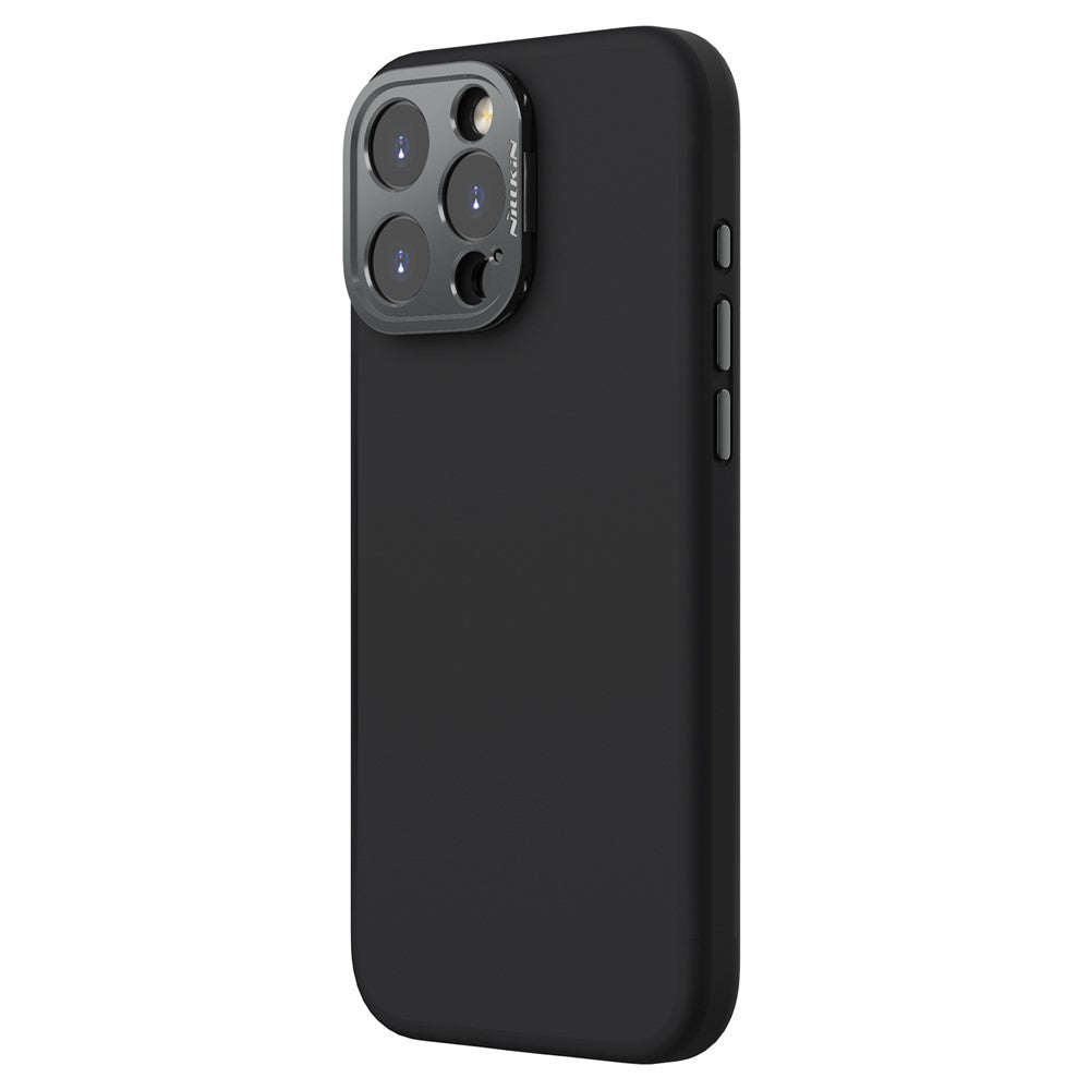 NILLKIN Lenswing Prop For iPhone 16 Pro Max Case Compatible with MagSafe Camera Lens Frame Kickstand Soft Silicone Phone Cover