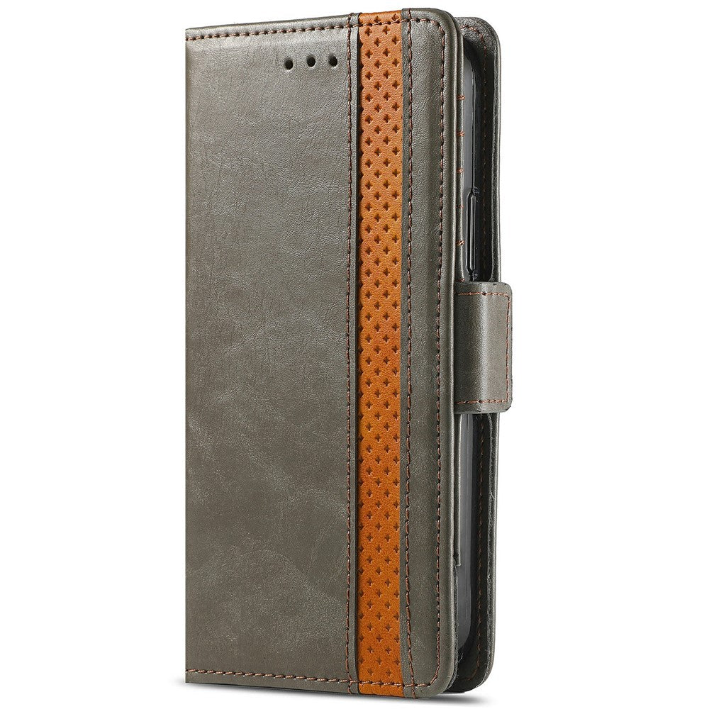 Til Samsung Galaxy S24 FE Telefonetuier CASENEO PU-Læder Cover Stativ med RFID Blokerende Pung