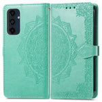 For Samsung Galaxy S24 FE Case Mandala Embossed Design Leather Wallet Phone Cover