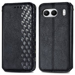 OnePlus Nord 4 PU-läderfodral Rhombus Imprint Plånboksfodral med stativ