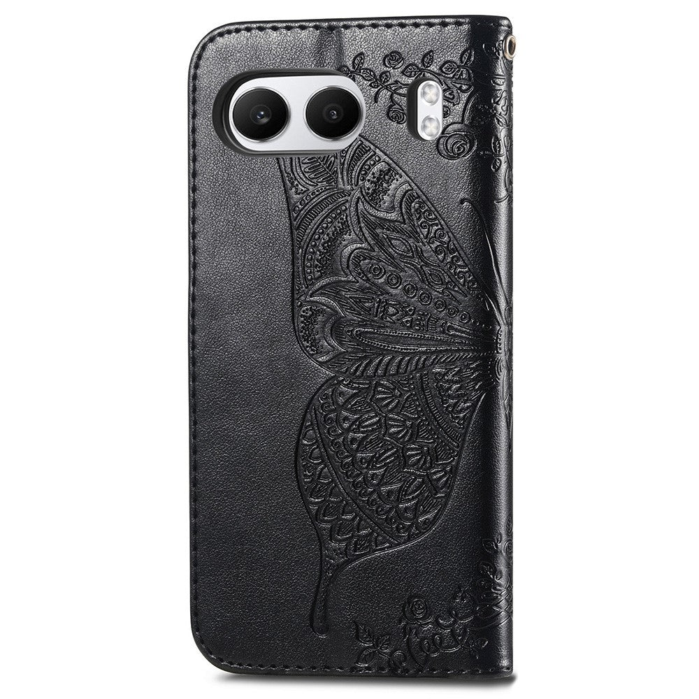 For OnePlus Nord 4 Case PU Leather Wallet Phone Cover Butterfly Pattern