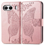 For OnePlus Nord 4 Case PU Leather Wallet Phone Cover Butterfly Pattern
