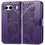 For OnePlus Nord 4 Case PU Leather Wallet Phone Cover Butterfly Pattern