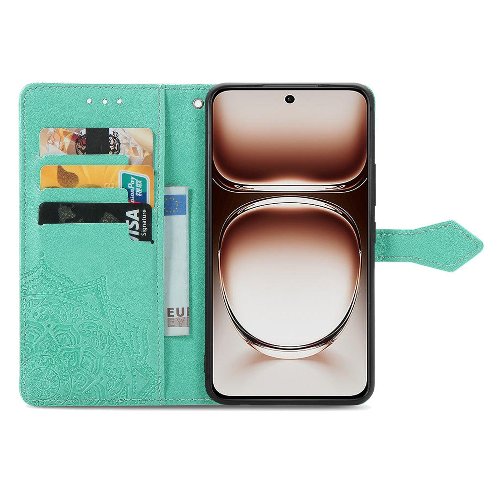 For OnePlus Nord 4 Case Mandala Embossed Design Leather Wallet Phone Cover