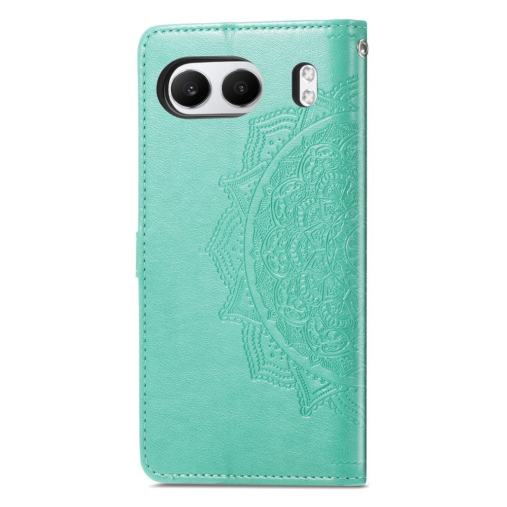 For OnePlus Nord 4 Case Mandala Embossed Design Leather Wallet Phone Cover