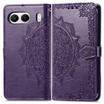 For OnePlus Nord 4 Case Mandala Embossed Design Leather Wallet Phone Cover